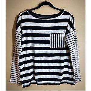 LOU & GREY Striped Pocket Tee